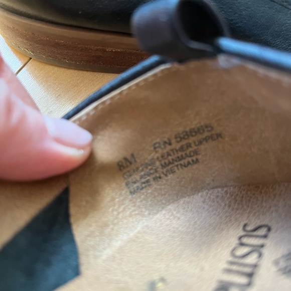 Almond toe Susina mocassins - leather - Picture 4 of 7